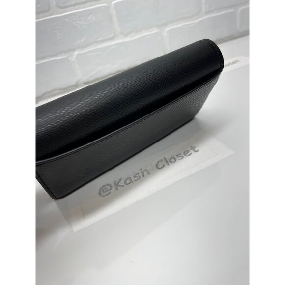 Michael Kors wallet mimi large flap bifold credit card phone wallet Black - Picture 7 of 8